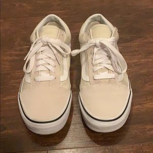 Cream colored vans
